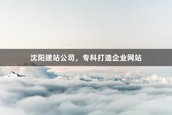 沈阳建站公司，专科打造企业网站